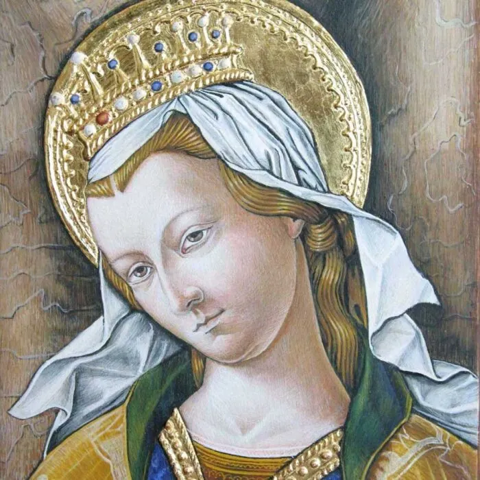 Carlo Crivelli: Madonna (részlet) festmény másolat